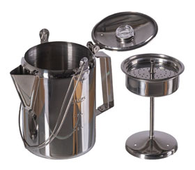 Kaffeekanne / Percolator für 9 Tassen - Stainless Steel_small01