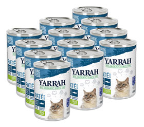 12er-Pack Yarrah Bio-Pastete mit Fisch (MSC) für Katzen_small01