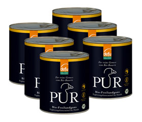 6er-Pack PUR Bio-Freilandgans Ergänzungsfuttermittel für Hunde_small01