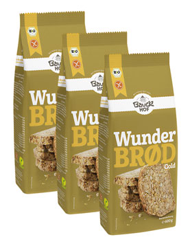 3er-Pack Bauckhof Wunderbrød Gold Bio glutenfrei_small