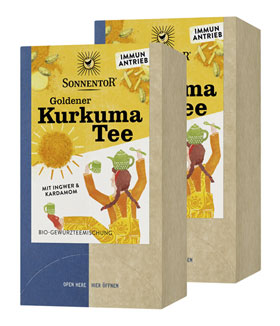 2er-Pack Sonnentor Bio-Kurkuma Gewrztee, Beutel, 2 x 18 x 2 g_small