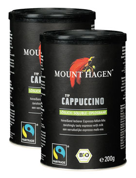 2er-Pack Mount Hagen Bio-Cappuccino, 2 x 200 g_small