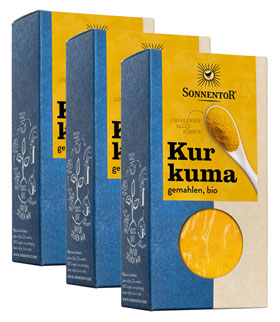 3er-Pack Sonnentor Bio-Kurkuma gemahlen, 3 x 40 g_small