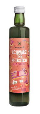Sonnentor Bio-Schwarztee Pfirsich Sirup, 0,5 ml_small