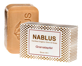Nablus Soap Olivenölseife Granatapfel 100 g_small