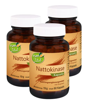 Kopp Vital   Nattokinase Kapseln hochdosiert mit 2000 FU / aus fermentierten Sojabohnen / GMO-frei / vegan / Prem_small