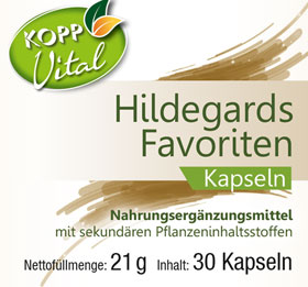 Kopp Vital   Hildegards Favoriten Kapseln_small01