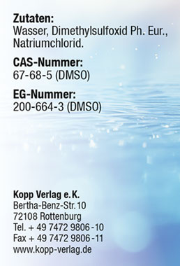 DMSO 3-prozentig in Natriumchloridlsung 100 ml / 99,9% rein / Ph. Eur. / Pipettenflasche_small03