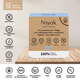  Niyok feste Dusche und Pflege Sensitiv - 80 g _small01