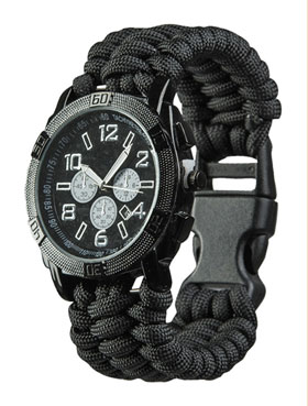 Army Uhr Paracord schwarz - Gre M_small
