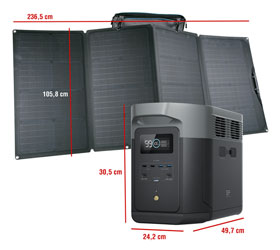 EcoFlow DELTA 2 Max Powerstation 2048 Wh mit Solarpanel 400 W_small01