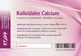 Kolloidales Calcium - Konzentration 100 ppm_small02