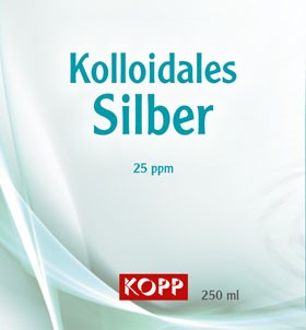 Kolloidales Silber - Konzentration 25 ppm 250 ml Flasche plus 100 ml Sprhflasche_small01