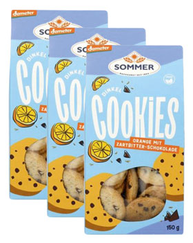 3er-Pack Sommer Dinkel Schoko Orangen Cookies_small