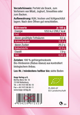 Kopp Vital  Bio-Himbeeren gefriergetrocknet_small04