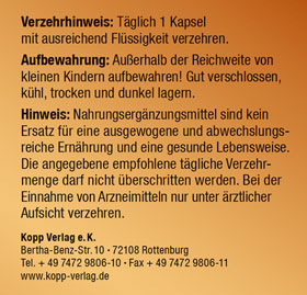 Kopp Vital  Nattokinase Kapseln hochdosiert mit 2000 FU / aus fermentierten Sojabohnen / GMO-frei / vegan _small03