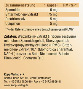 Kopp Vital Spermidin Plus / 120 Kapseln_small03