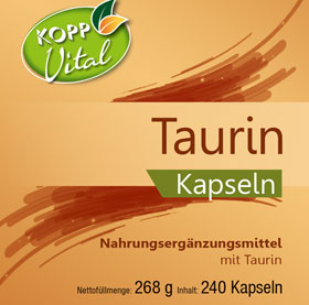 Kopp Vital   Taurin Kapseln / 1000 mg / 240 Kapseln_small01