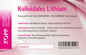 Kolloidales Lithium - Konzentration 500 ppm / 5 mg Lithium je 10 ml / hochrein / hochdosiert_small02
