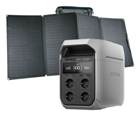 EcoFlow DELTA 3 Plus Powerstation 1024 Wh mit Solarpanel 400 W_small