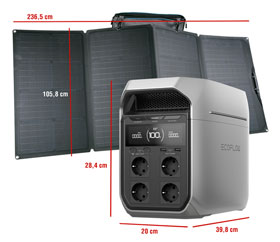 EcoFlow DELTA 3 Plus Powerstation 1024 Wh mit Solarpanel 400 W_small01