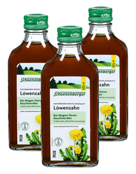 Schoenenberger   Naturreiner Heilpflanzensaft Lwenzahnkraut_small