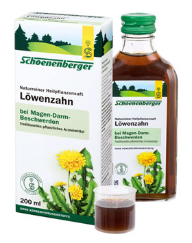 Schoenenberger   Naturreiner Heilpflanzensaft Lwenzahnkraut_small01