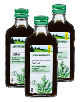 Schoenenberger   Naturreiner Heilpflanzensaft Salbei_small