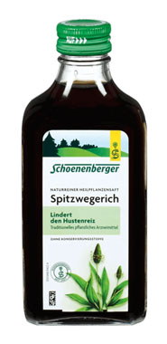 Schoenenberger   Naturreiner Heilpflanzensaft Spitzwegerich_small