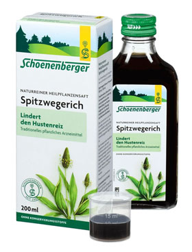 Schoenenberger   Naturreiner Heilpflanzensaft Spitzwegerich_small01