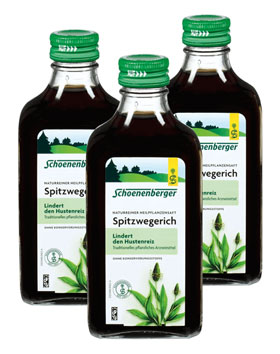 Schoenenberger   Naturreiner Heilpflanzensaft Spitzwegerich_small