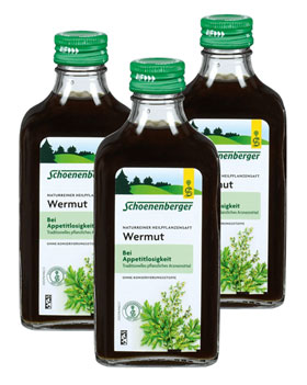 Schoenenberger Naturreiner Heilpflanzensaft - Wermut_small