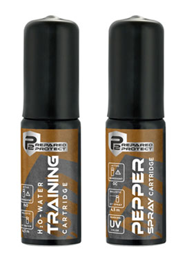 2er-Set P2P Trainingskartusche + P2P Pfefferspray Kartusche_small