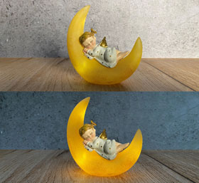 Geschenkset Engel mit LED-Mond_small02
