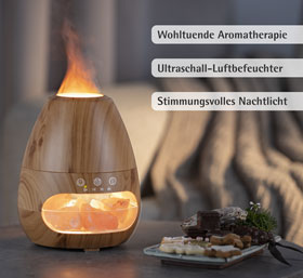  3-in-1 Aroma-Diffuser und Luftbefeuchter mit Salzkristall-Licht _small03
