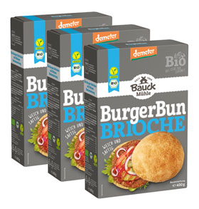 3er-Pack Bauckhof Burger Bun Brioche Bio_small