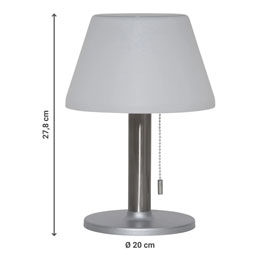 Solar LED-Tischleuchte Bianco_small01