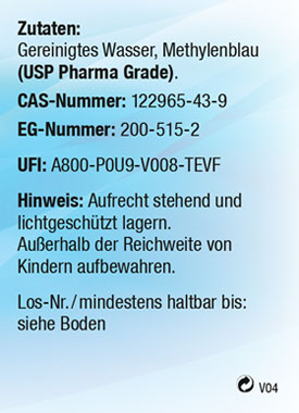 Methylenblau 1 % / mindestens 99,8 % rein (USP Pharma Grade)/ frei von Schwermetallen_small04