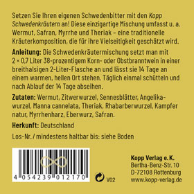  Kopp Schwedenbitter-Ansatzset mit Schwedenkrutern und Doppelkorn _small03