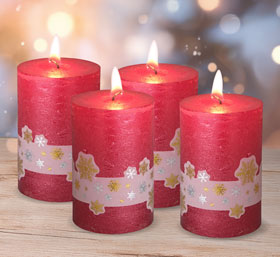 4er-Pack Stumpenkerzen_small