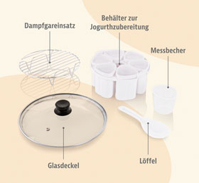 14-in-1 Multikocher - Elektrischer Schnellkochtopf und Slow Cooker_small02