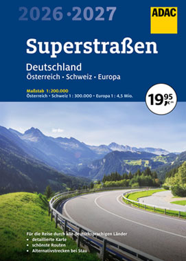 ADAC Superstraen Autoatlas 2026/2027 Deutschland, sterreich, Schweiz, Europa_small