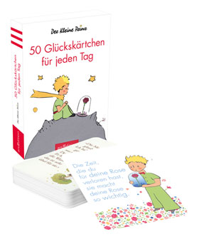 Der Kleine Prinz - 50 Glckskrtchen fr jeden Tag_small