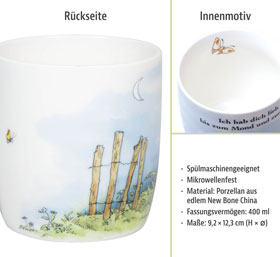  Becher Ich hab dich lieb bis zum Mond _small01