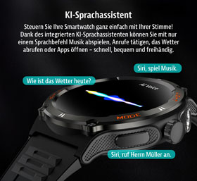 Smartwatch fr Fitness & Gesundheit mit Taschenlampe_small07