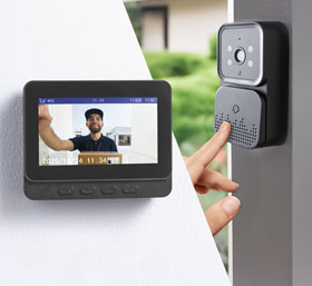 Video-Funkklingel mit Monitor und Trsprechanlage_small