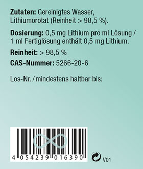 Lithium-Orotat - Konzentration 500 ppm / 5 mg Lithium je 10 ml / hochdosiert_small03