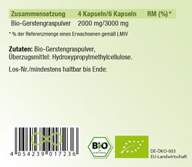 Kopp Vital � Bio-Gerstengras / 500 mg / 240 Kapseln_small02