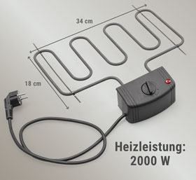 Rucherofen-Set Autark 800 - inkl. Hocker, Heizung und Rost_small02