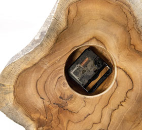 Wanduhr aus Teakholz_small02